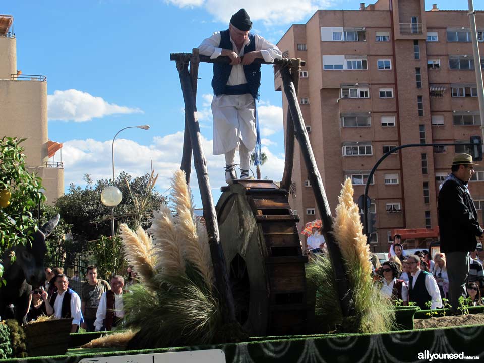 Bando de la Huerta. Fiestas de Primavera de Murcia. Desfile