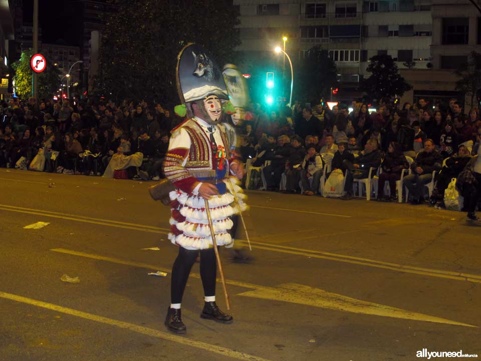 Entierro de la Sardina. Fiestas de Primavera en Murcia. Desfile