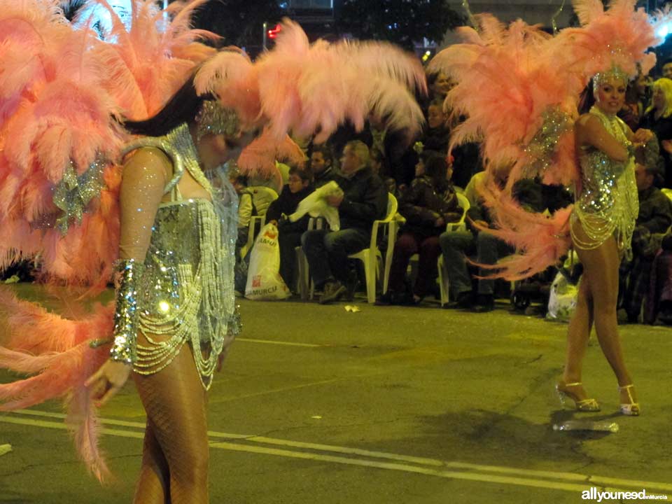 Entierro de la Sardina. Fiestas de Primavera en Murcia. Desfile