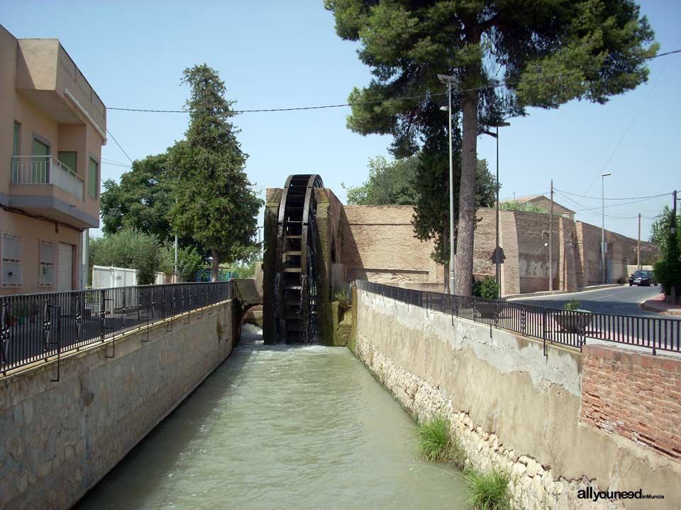 Ñora Waterwheel in Murcia. Spain