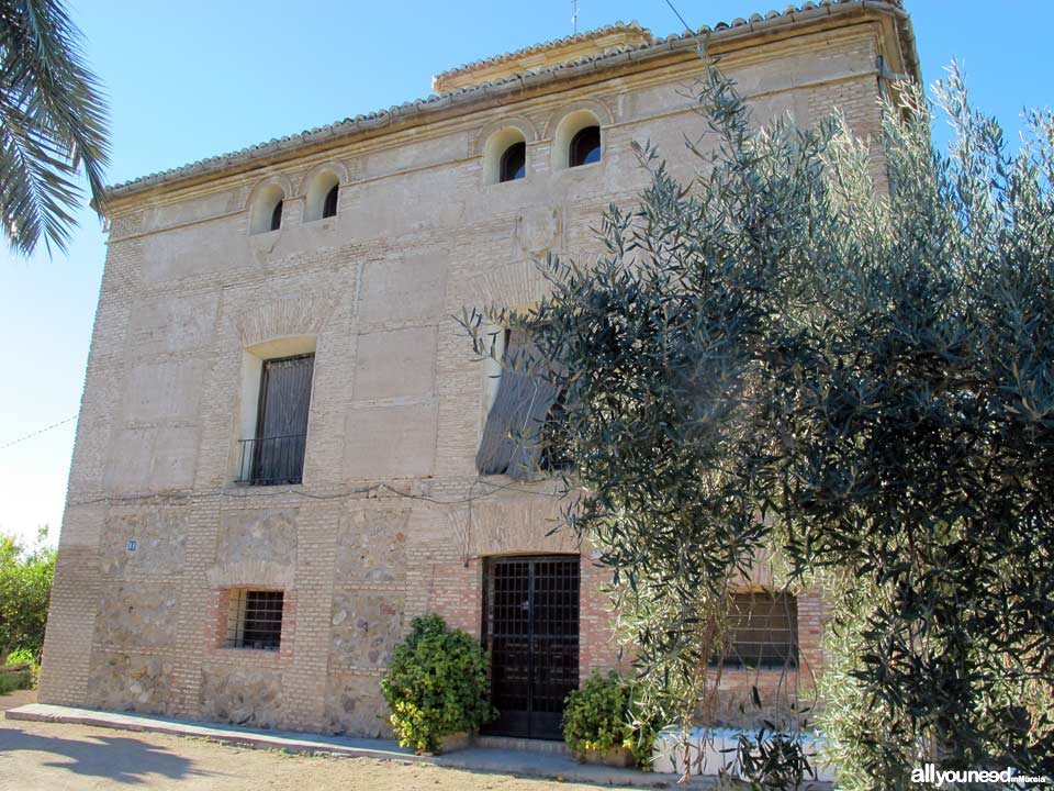 Casa Torre de Almodóvar. Casa típica señorial de la Huerta de Murcia