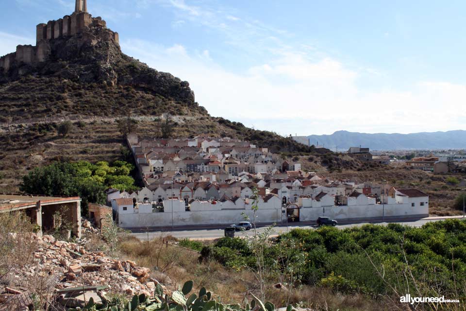 El Castillejo de Monteagudo. Castillos de Murcia