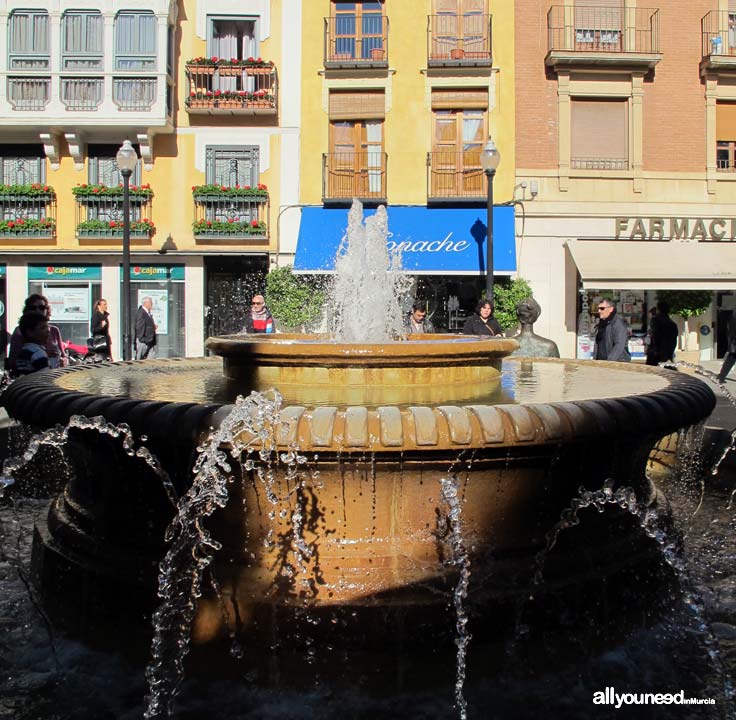 Plaza de las Flores en Murcia