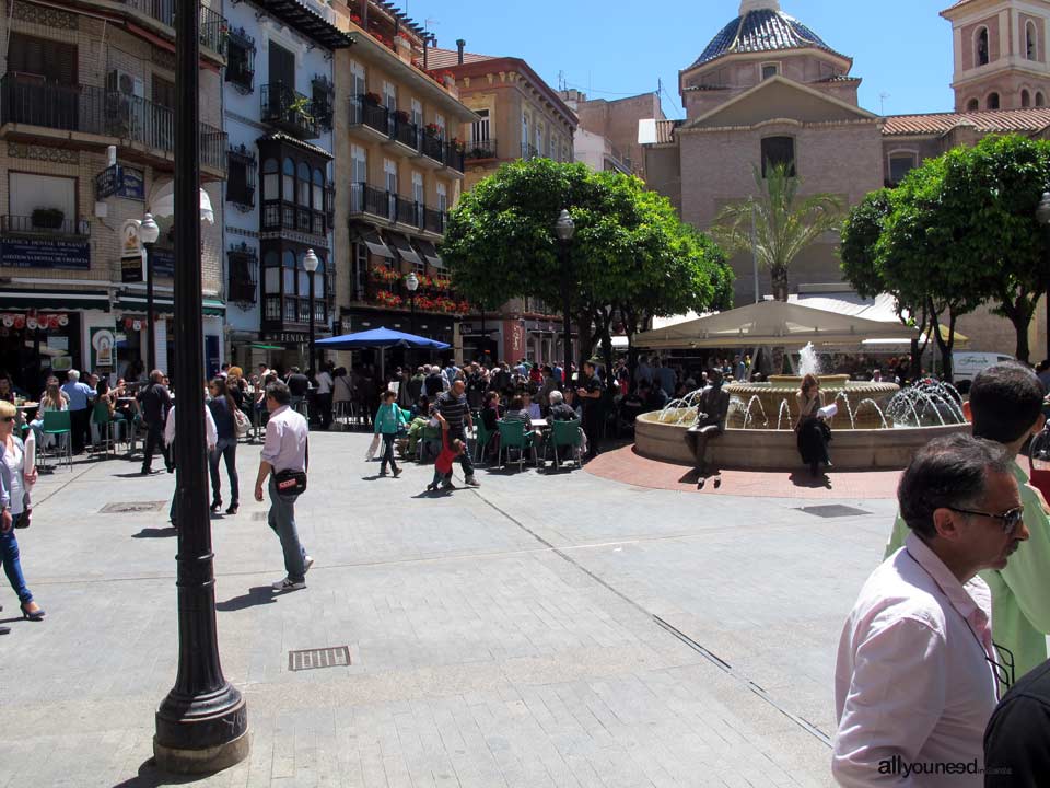 Plaza de las Flores en Murcia