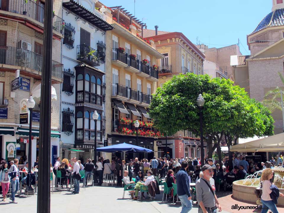 Plaza de las Flores in Murcia