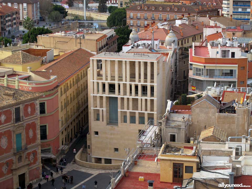 Views from the Murcia Cathedral Tower. Moneo Building