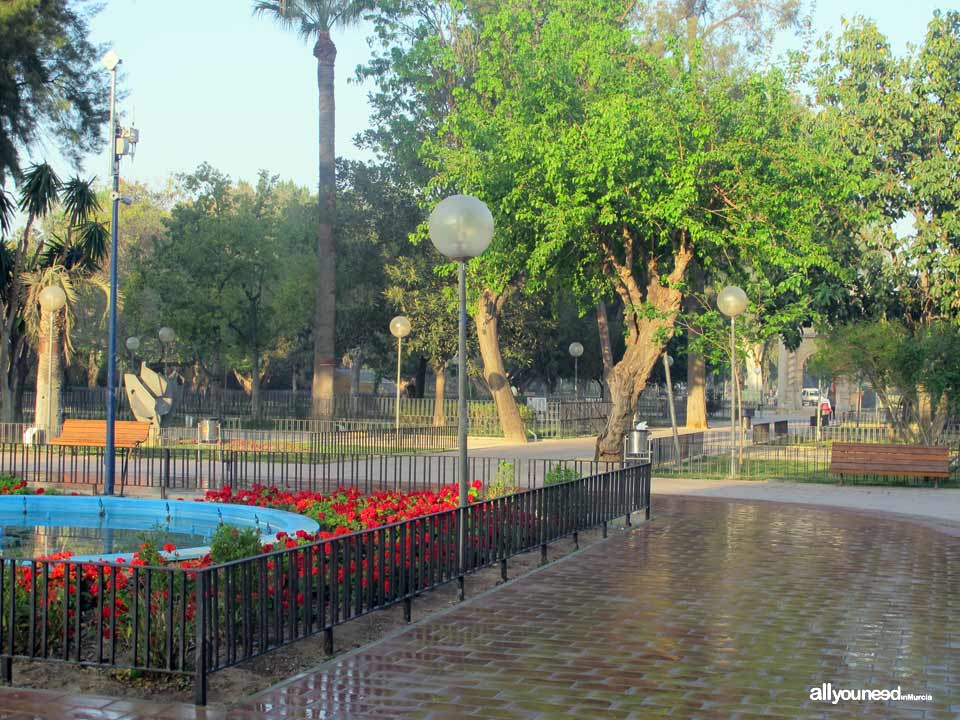 Jardín del Malecón en Murcia