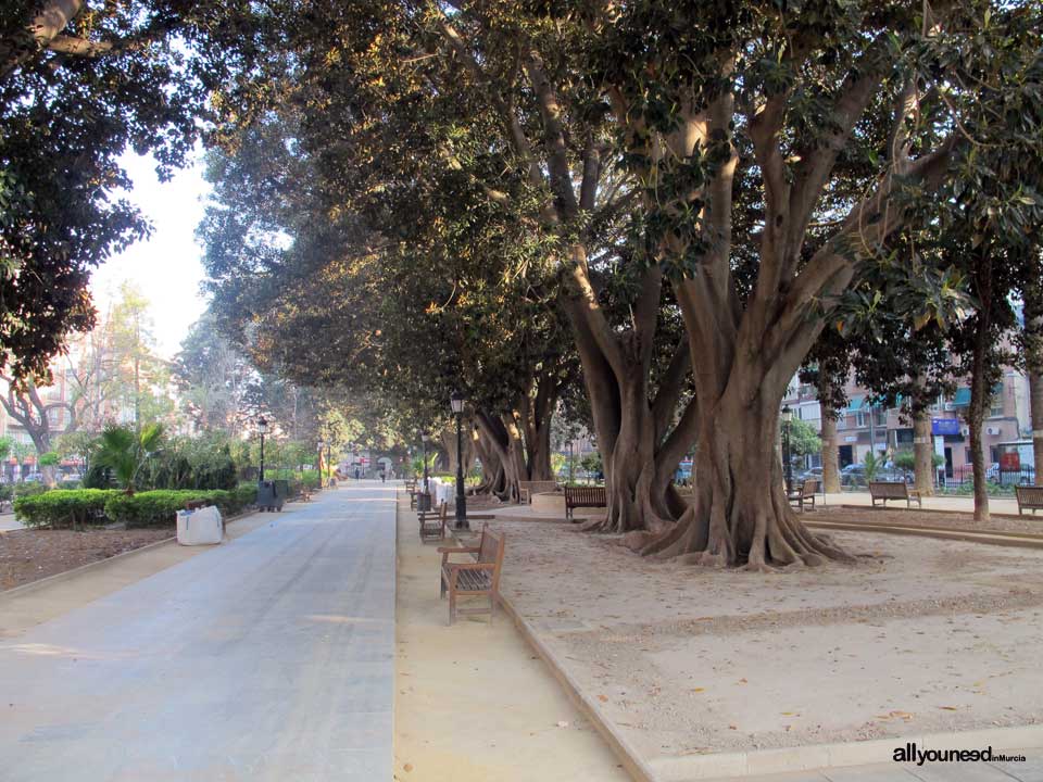 Garden of Floridablanca in Murcia