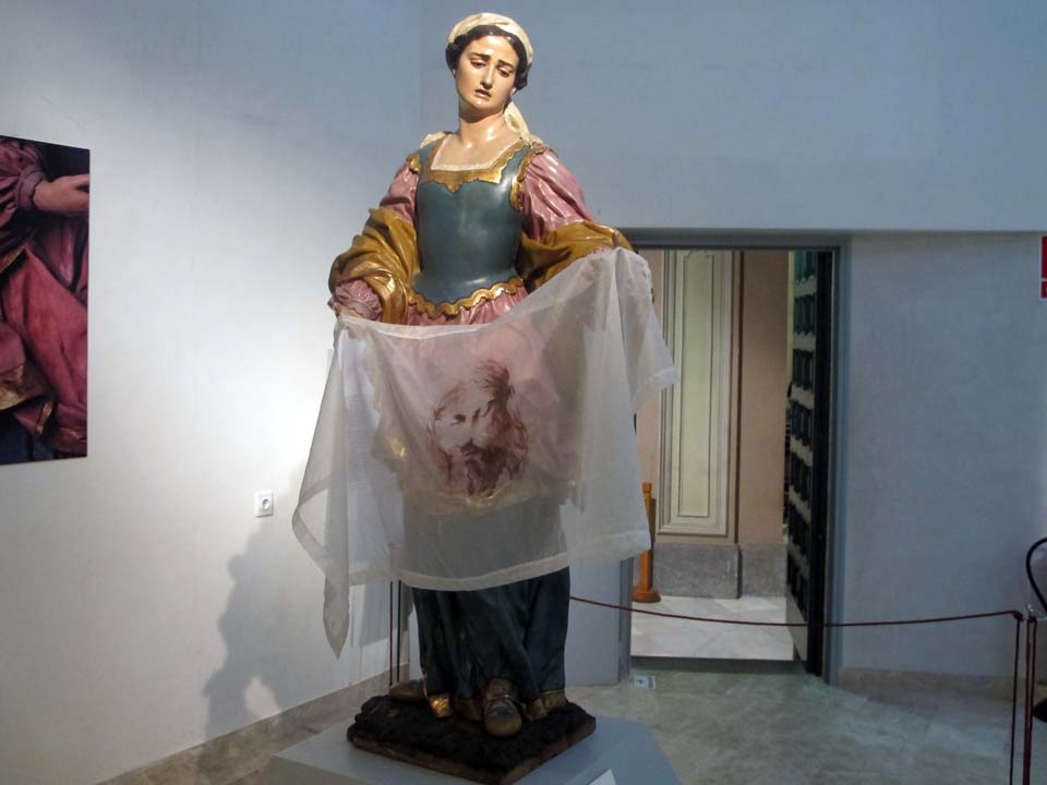 Salzillo Museum in Murcia. Church of Our Father Jesus. Veronica, Holy Woman