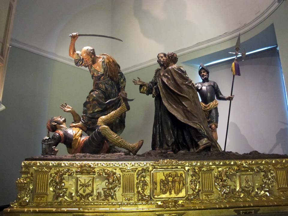 Museo Salzillo en Murcia. Iglesia de Nuestro Padre Jesús. El Prendimiento