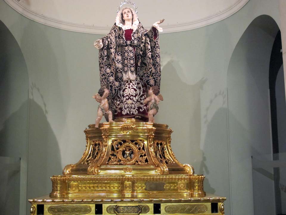 Salzillo Museum in Murcia. Church of Our Father Jesus. The Painfull Virgin