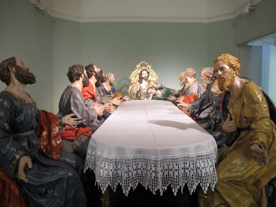 Salzillo Museum in Murcia. Church of Our Father Jesus. The Last Supper