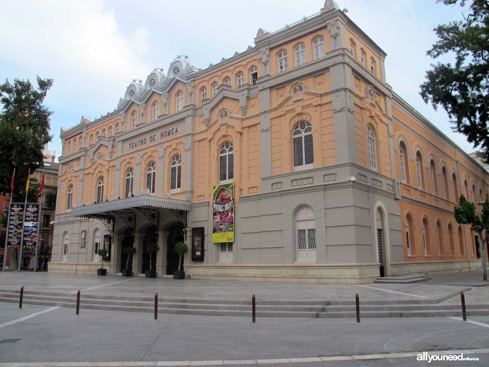 Teatro Romea, Murcia. Obras de Teatro. Programación. Teatros