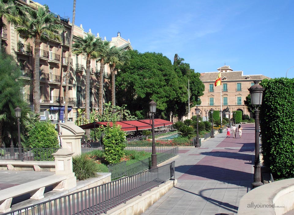 La Glorieta de España in Murcia