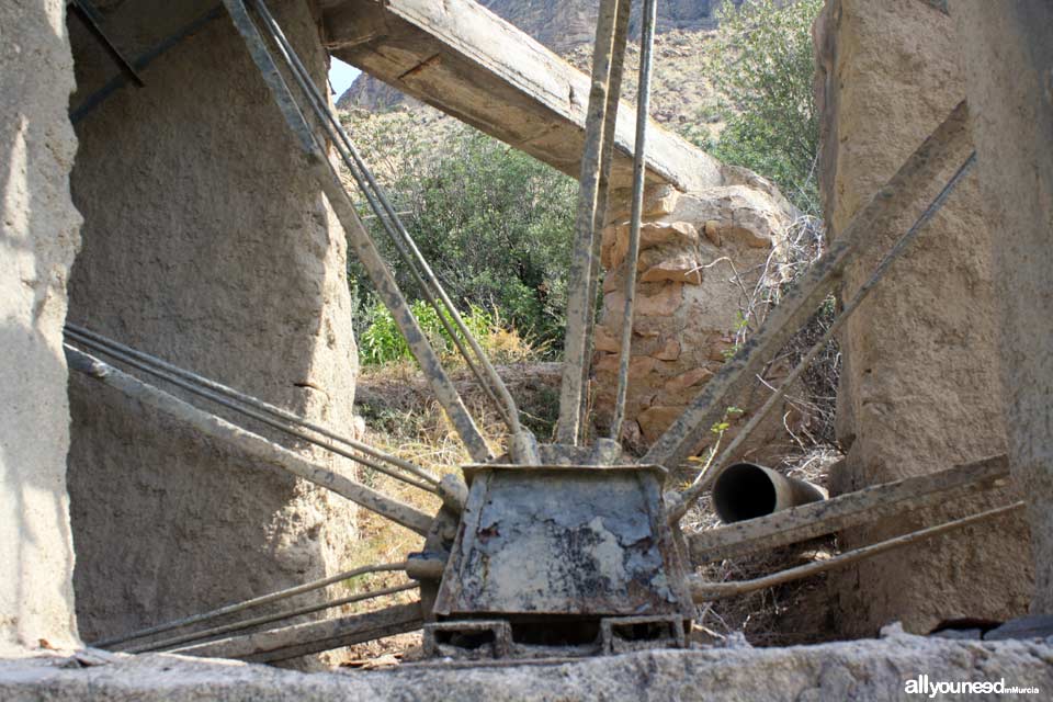 Ribera Waterwheel in Ojós. Spain