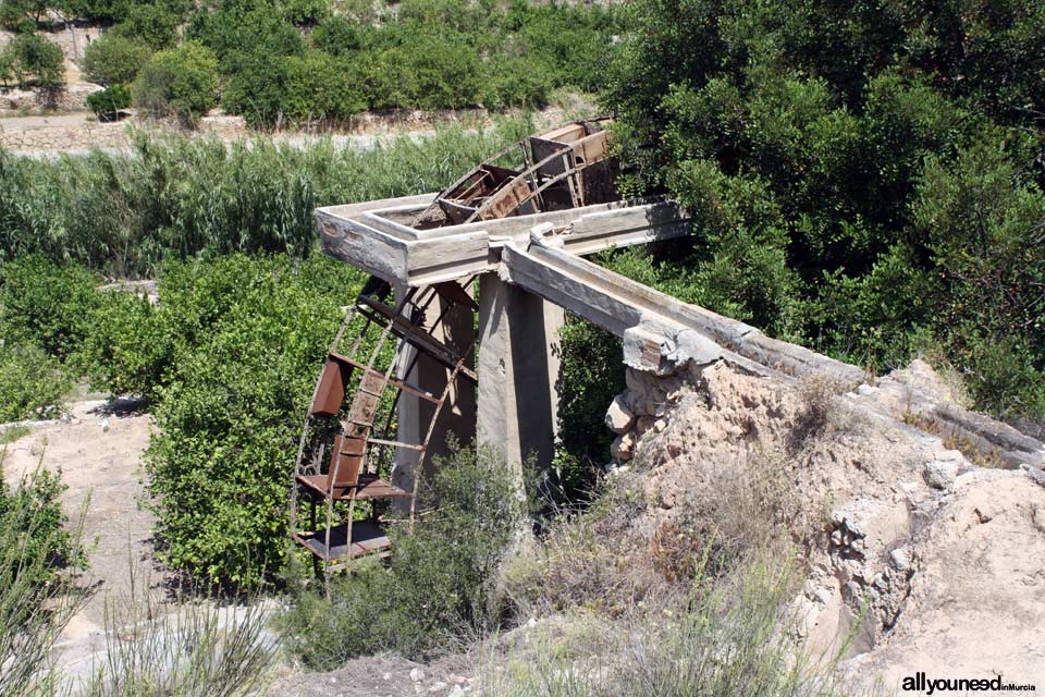 Olivar Waterwheel in Ojós. Spain