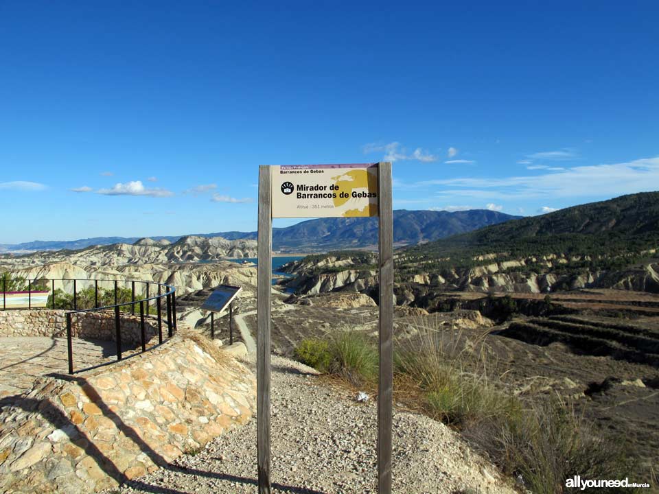 Barrancos de Gebas. Fin de trayecto en coche