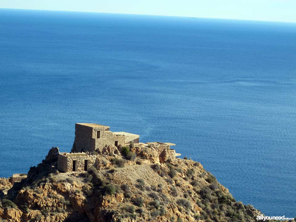 Cabo Tiñoso. Batería de Castillitos. Fortificación