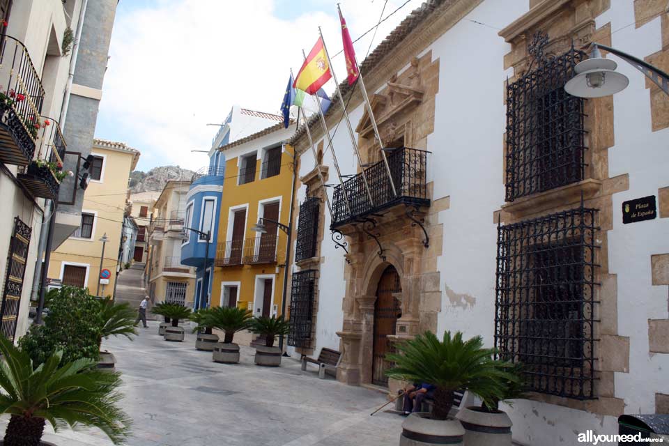 Plaza de España en Ricote