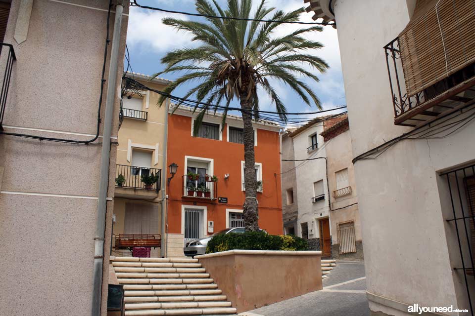 Plaza del Resbalón en Ricote