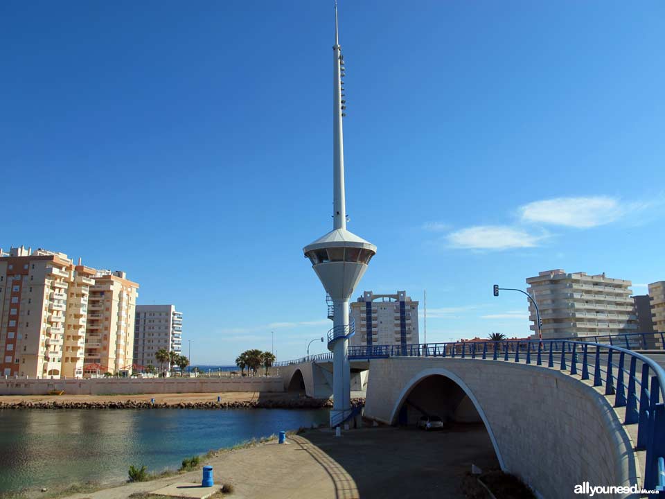 Puente elevadizo en el Estacio. La Manga del Mar Menor
