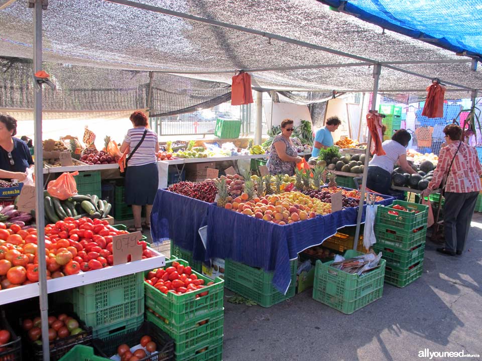 San Javier weekly street markets