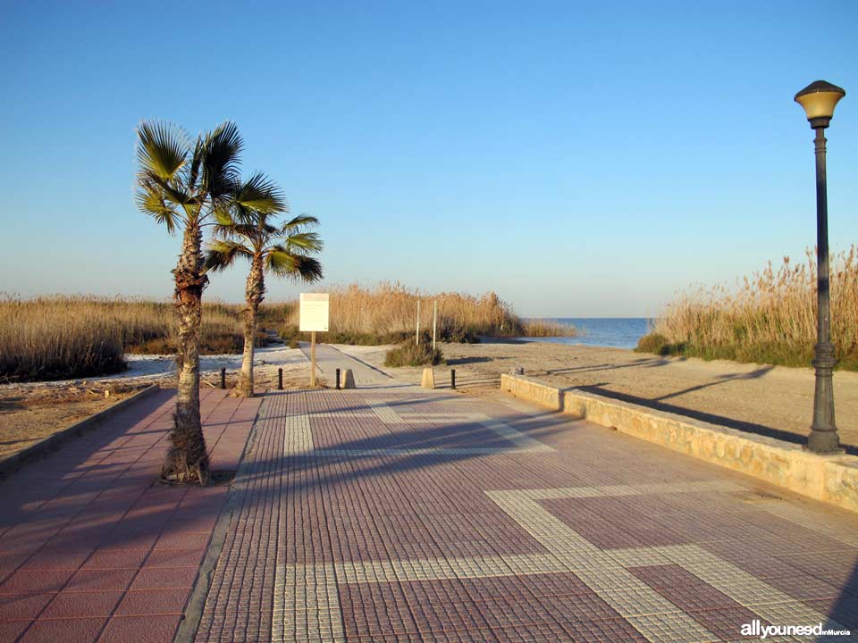 Playa de la Hita en los Alcázares