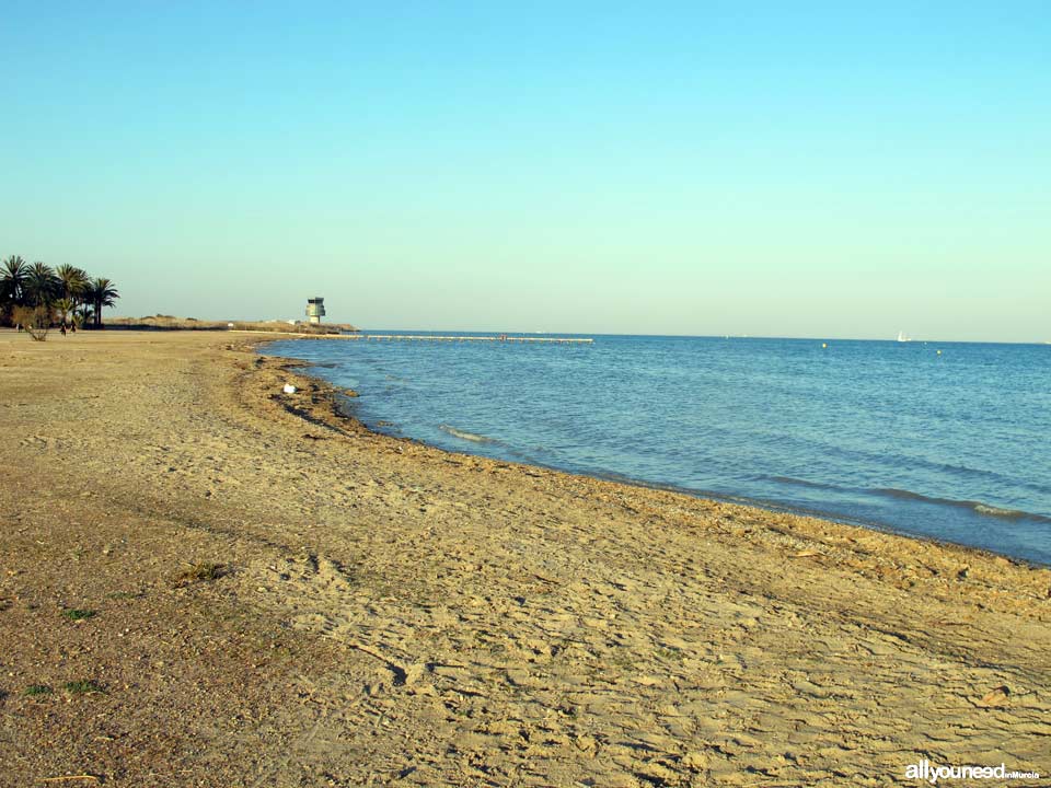 Playa de la Hita en los Alcázares