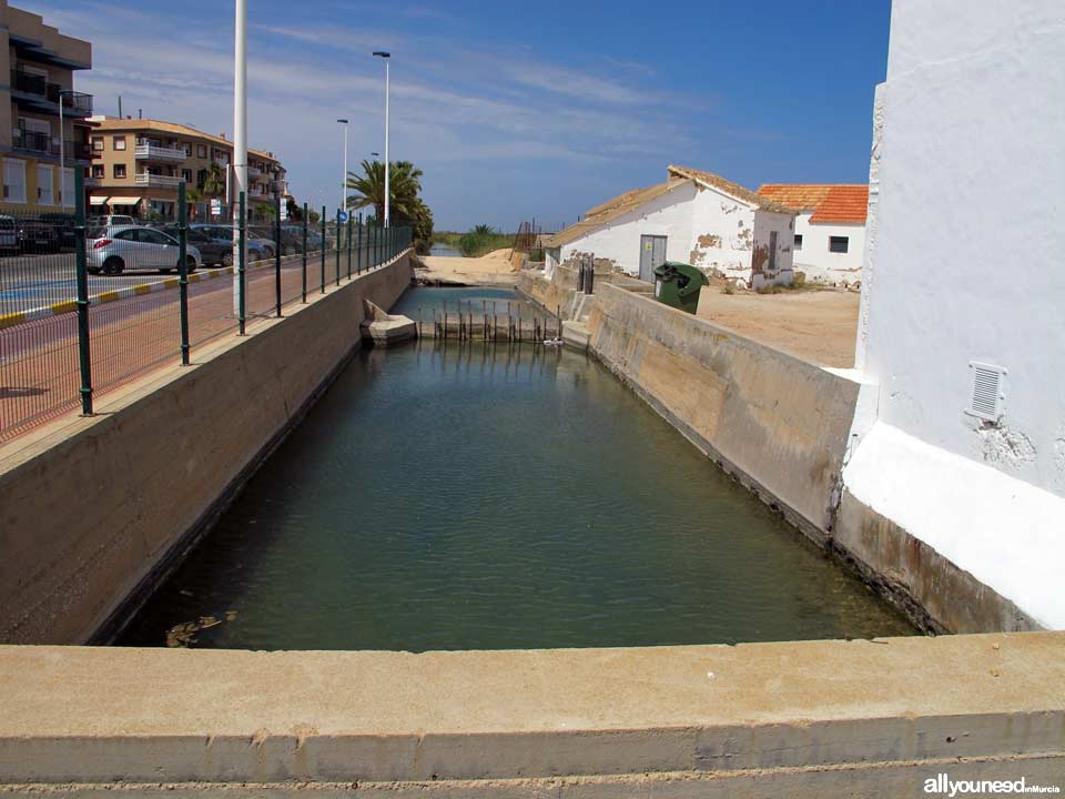 Molino de Quintín en la playa de la Mota. San Pedro del Pinatar