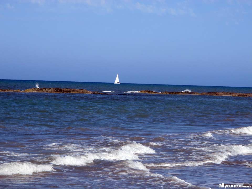 Playa de Punta de Algas en San Pedro del Pinatar