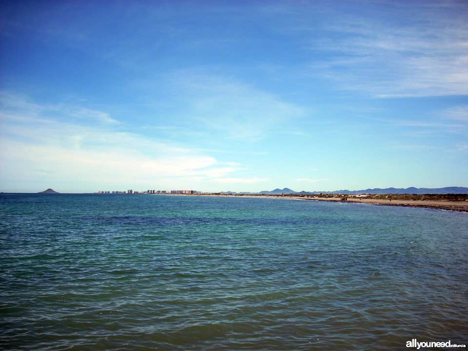 Playa de Las Salinas en San Pedro del Pinatar
