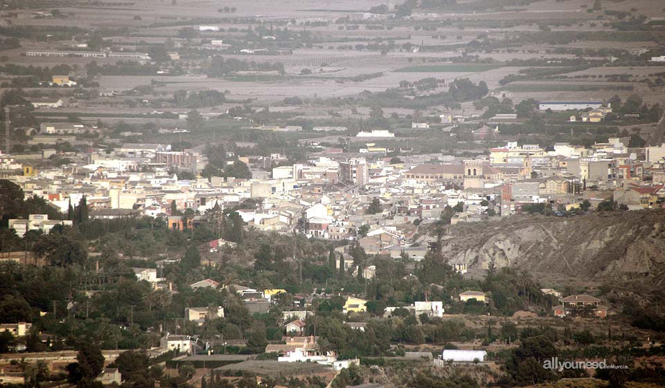 Vista de Totana desde Aledo