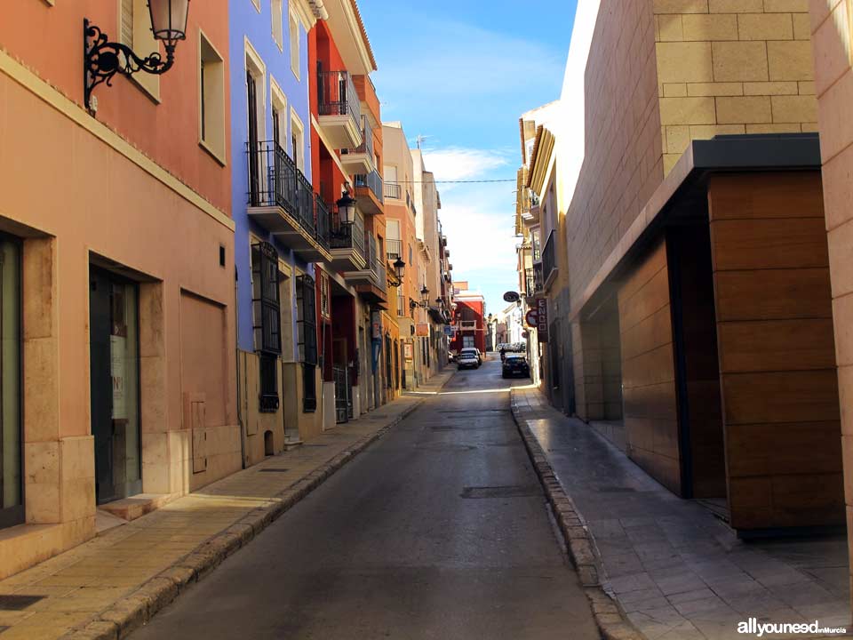 Calle Mayor Sevilla en Totana
