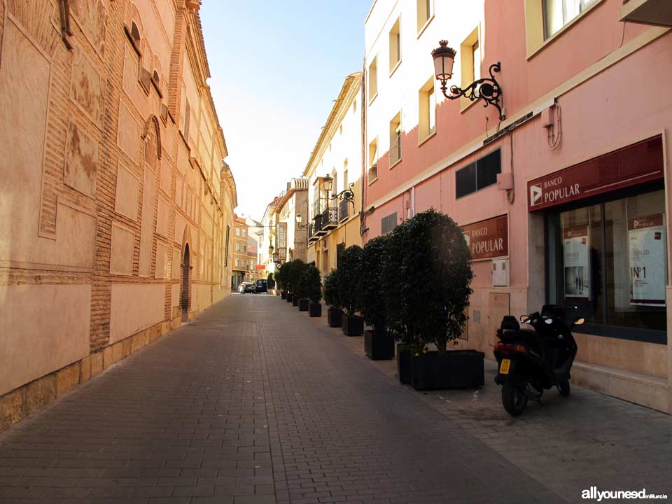 Calle Santiago en Totana