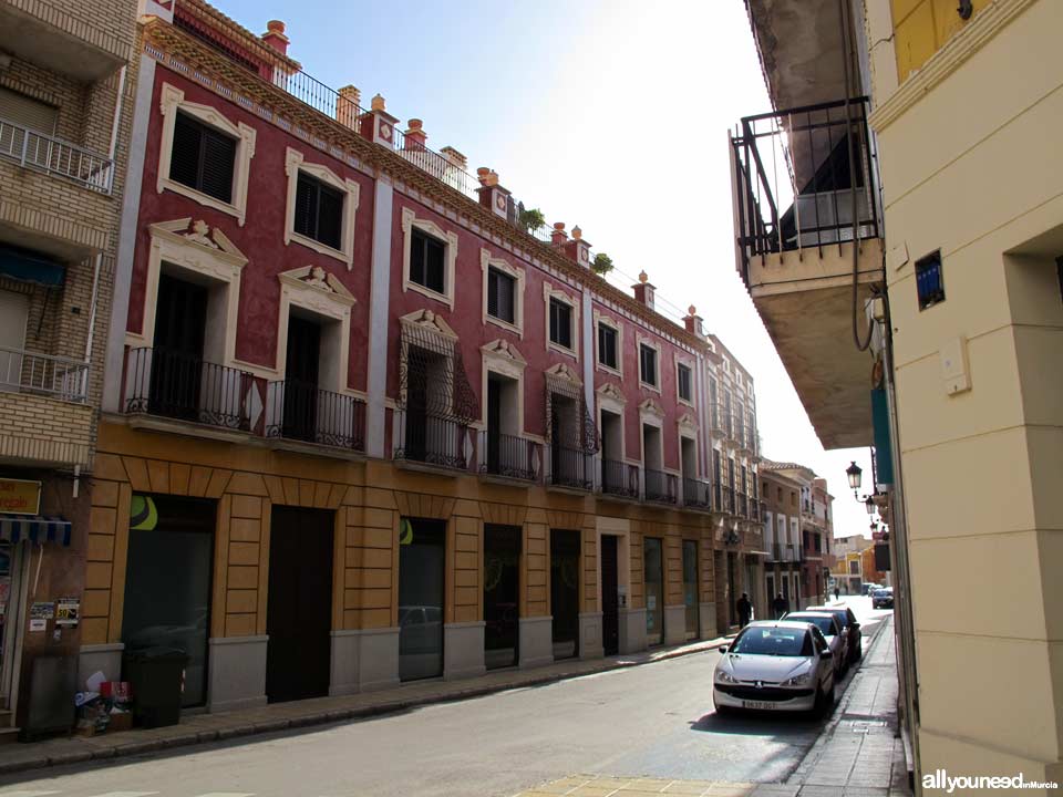 Calle General Aznar en Totana