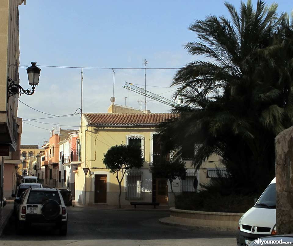 Calle de Los Santos en Totana