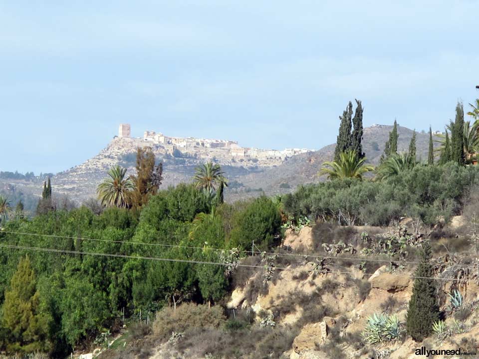 Los Huertos de Totana. Al fondo Aledo