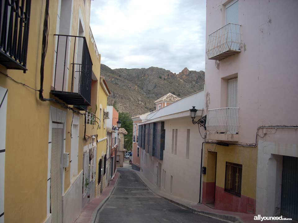 Calles más típicas de Villanueva del Río Segura