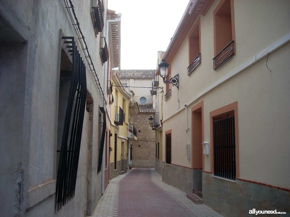 Calles más típicas de Villanueva del Río Segura