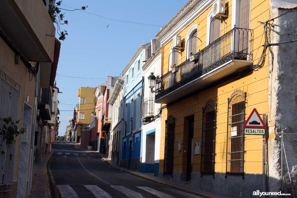 Calles más típicas de Villanueva del Río Segura