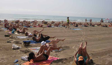 Exercise in the Beaches of Cartagena