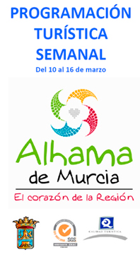 Alhama de Murcia Weekly Tourist Program up to April 20