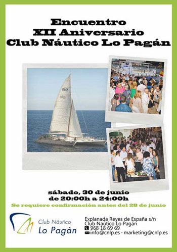 Encuentro XII Aniversario Club Náutico Lo Pagan